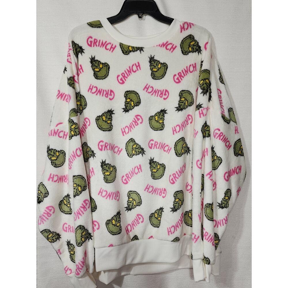 The grinch fleece sweatshirt for Women 3XL